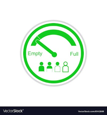 Paper sticker on white background staff chart vector image