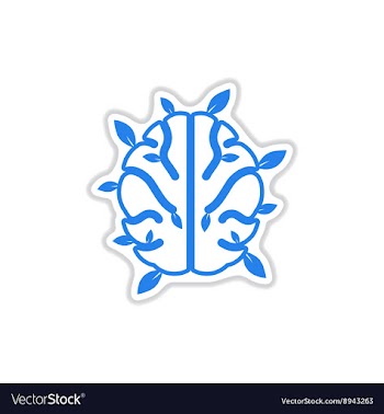 Paper sticker on white background symbol vector image