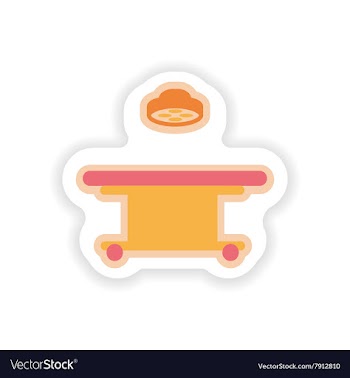 Paper sticker on white background vector image