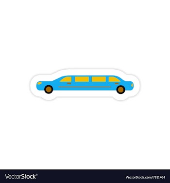 Paper sticker on white background wedding vector image