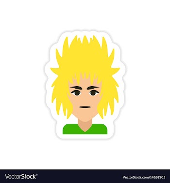 Paper sticker on white background womens vector image