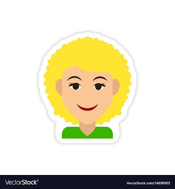Paper sticker on white background womens vector image