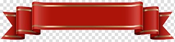 Paper Sticker , red banner background transparent background PNG clipart