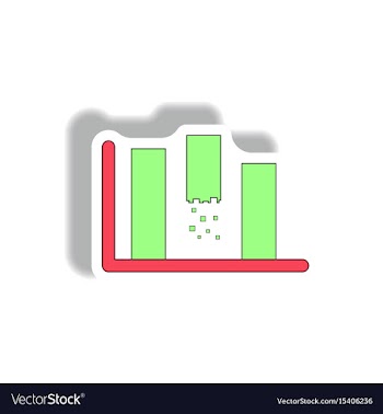 Paper sticker style vector image
