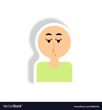Paper sticker various symptoms of AIDS on vector image