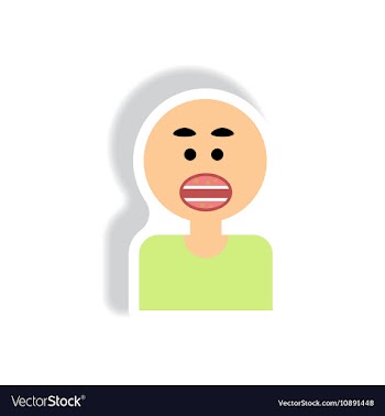 Paper sticker various symptoms of AIDS on vector image