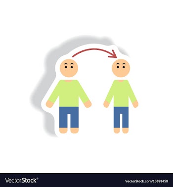Paper sticker various symptoms of AIDS on vector image