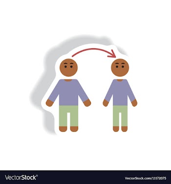 Paper sticker various symptoms of AIDS on vector image