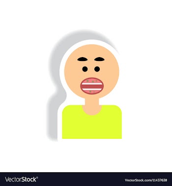 Paper sticker various symptoms of AIDS on vector image