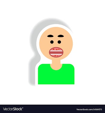 Paper sticker various symptoms of aids on vector image