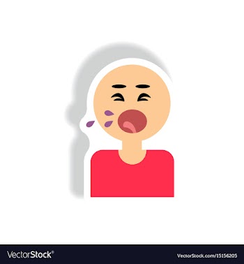 Paper sticker various symptoms of aids on vector image