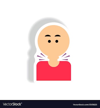 Paper sticker various symptoms of aids on vector image