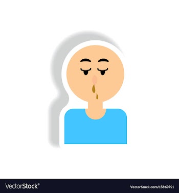 Paper sticker various symptoms of aids on vector image