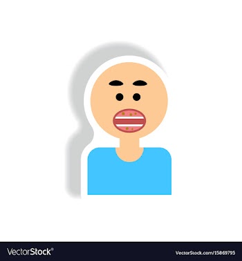 Paper sticker various symptoms of aids on vector image