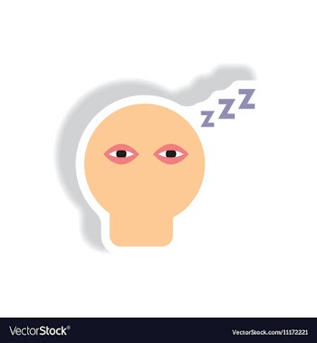 Paper sticker various symptoms of leukemia vector image