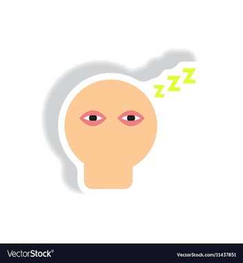 Paper sticker various symptoms of leukemia vector image