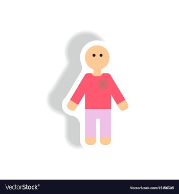 Paper sticker various symptoms of leukemia vector image
