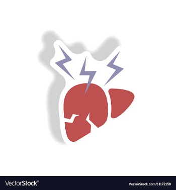 Paper sticker various symptoms of Malaria vector image