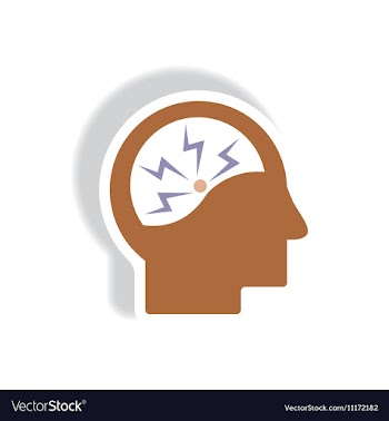 Paper sticker various symptoms of Malaria vector image