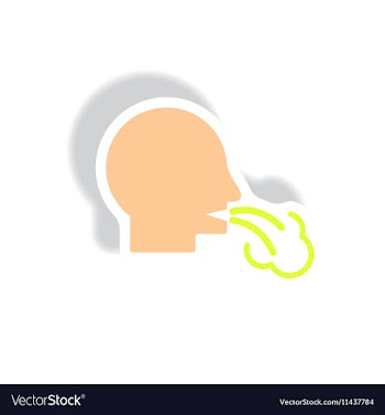 Paper sticker various symptoms of Malaria vector image