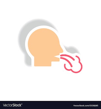 Paper sticker various symptoms of malaria vector image
