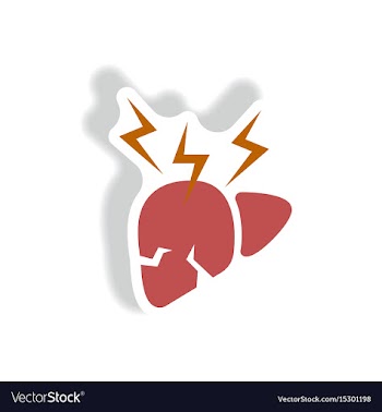 Paper sticker various symptoms of malaria vector image