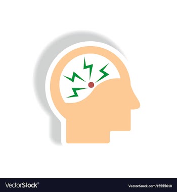Paper sticker various symptoms of malaria vector image