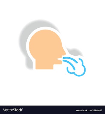 Paper sticker various symptoms of malaria vector image