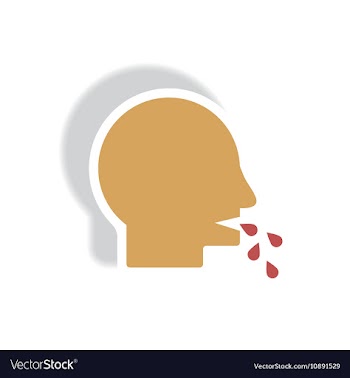 Paper sticker various symptoms of vector image