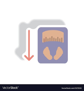 Paper sticker various symptoms of vector image