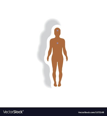 Paper sticker various symptoms of vector image