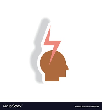Paper sticker various symptoms of vector image