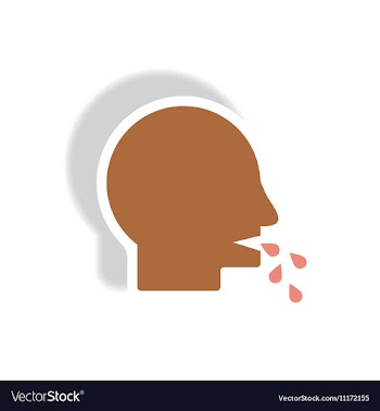 Paper sticker various symptoms of vector image