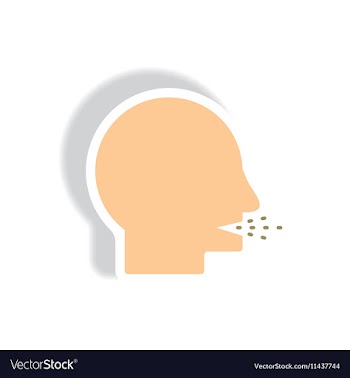 Paper sticker various symptoms of vector image