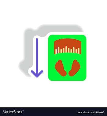 Paper sticker various symptoms of vector image