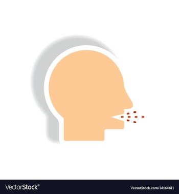 Paper sticker various symptoms of vector image