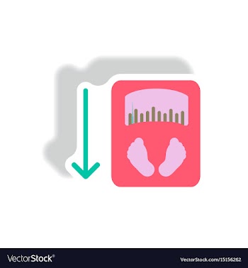 Paper sticker various symptoms of vector image