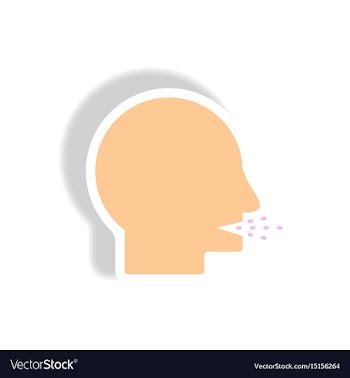 Paper sticker various symptoms of vector image