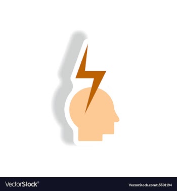 Paper sticker various symptoms of vector image