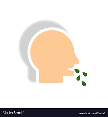 Paper sticker various symptoms of vector image