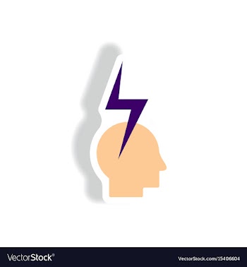 Paper sticker various symptoms of vector image
