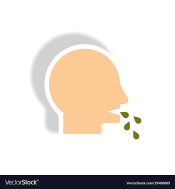 Paper sticker various symptoms of vector image