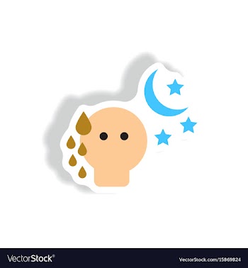Paper sticker various symptoms of vector image