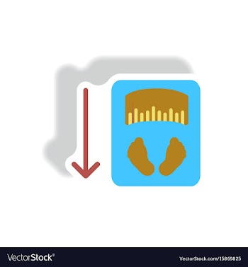 Paper sticker various symptoms of vector image
