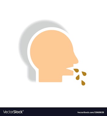 Paper sticker various symptoms of vector image