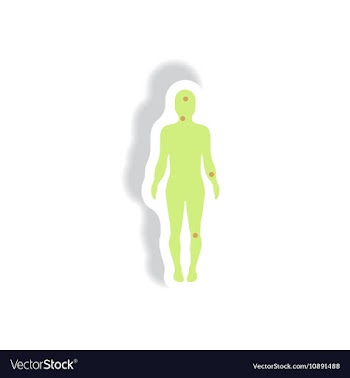 Paper sticker various symptoms of Zika on vector image