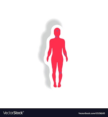 Paper sticker various symptoms of zika on vector image