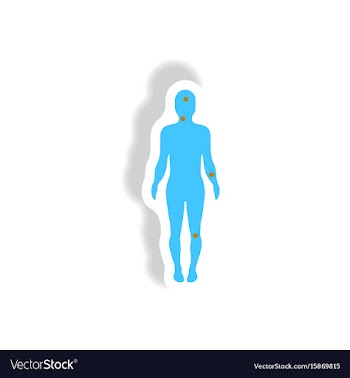 Paper sticker various symptoms of zika on vector image