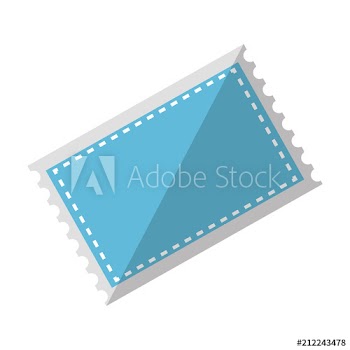 paper ticket entrance icon
