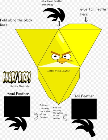 Paper toys Angry Birds Origami Game - Angry Birds 